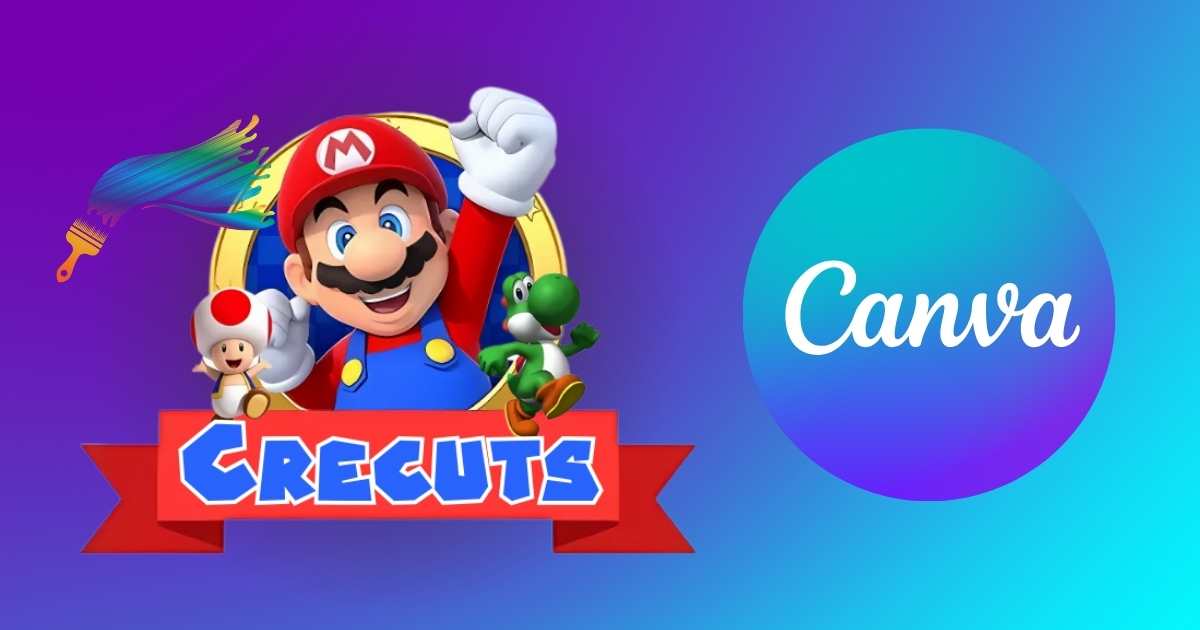 Topo de Bolo com Canva – Tema Super Mario